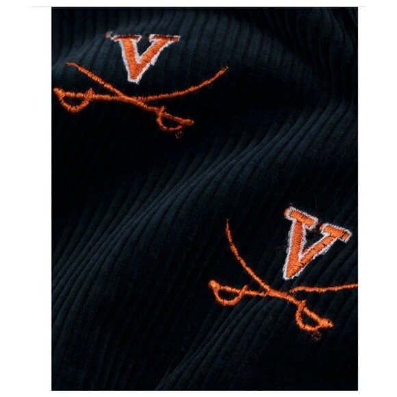 Vintage University of Virginia Corduroy Navy Pants Cavaliers - Picture 3 of 8